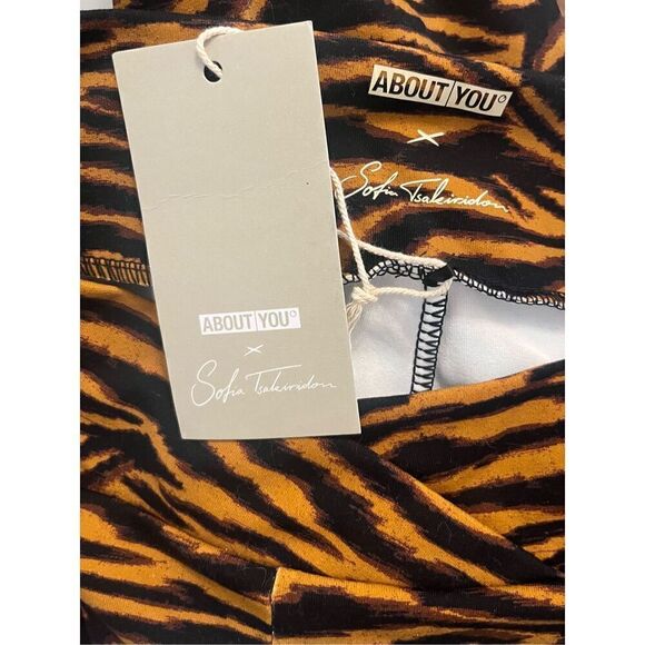 About You x Sofia Tsakiridou Charleen Brown‎ Black Leggings - Picture 4 of 6